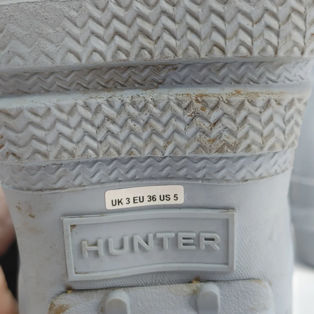 Hunter Women's Light Blue Classic Short Rain Boots